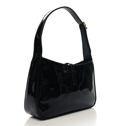 Saint Laurent Patent Le 5 A 7 Hobo Black 3 of 10