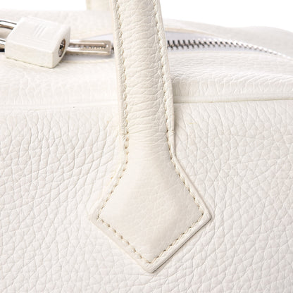 Hermes Taurillon Clemence Victoria II 35 White 11 of 19
