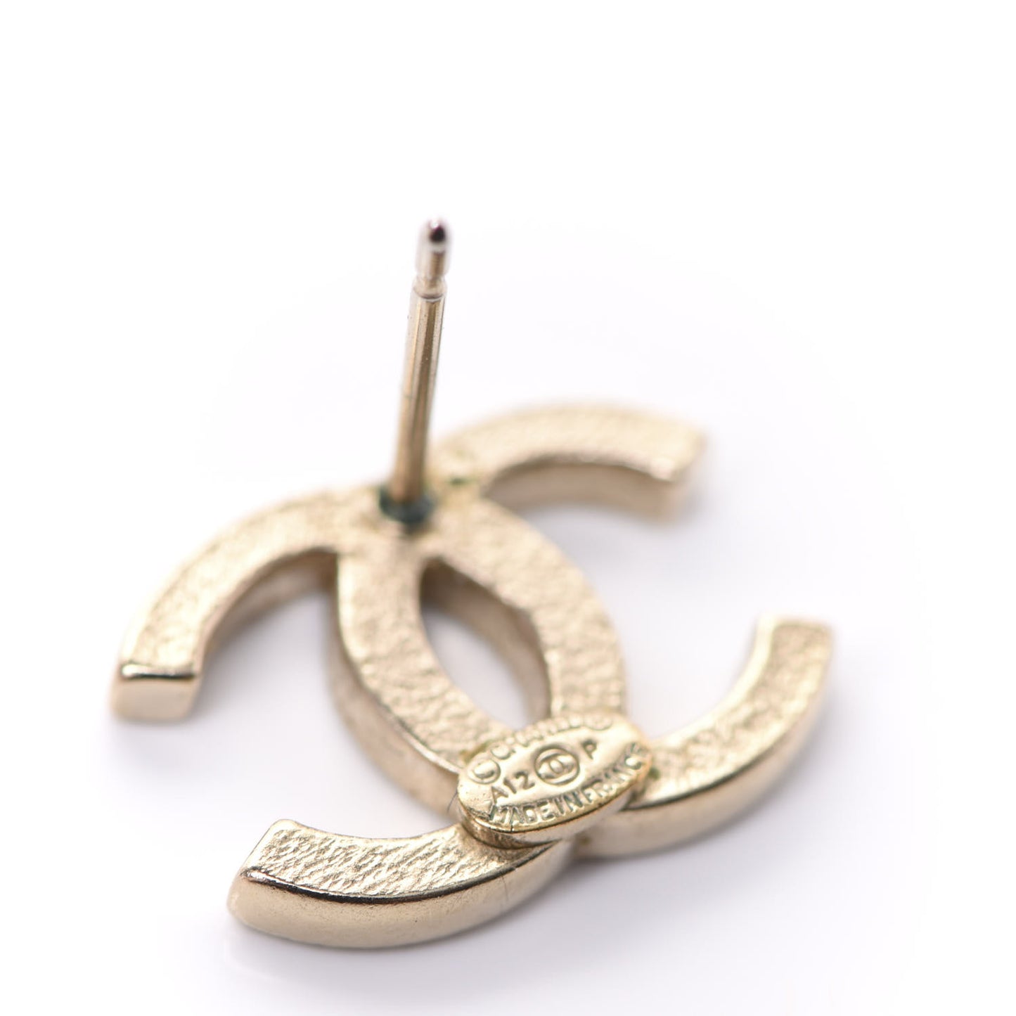 Crystal CC Earrings Gold