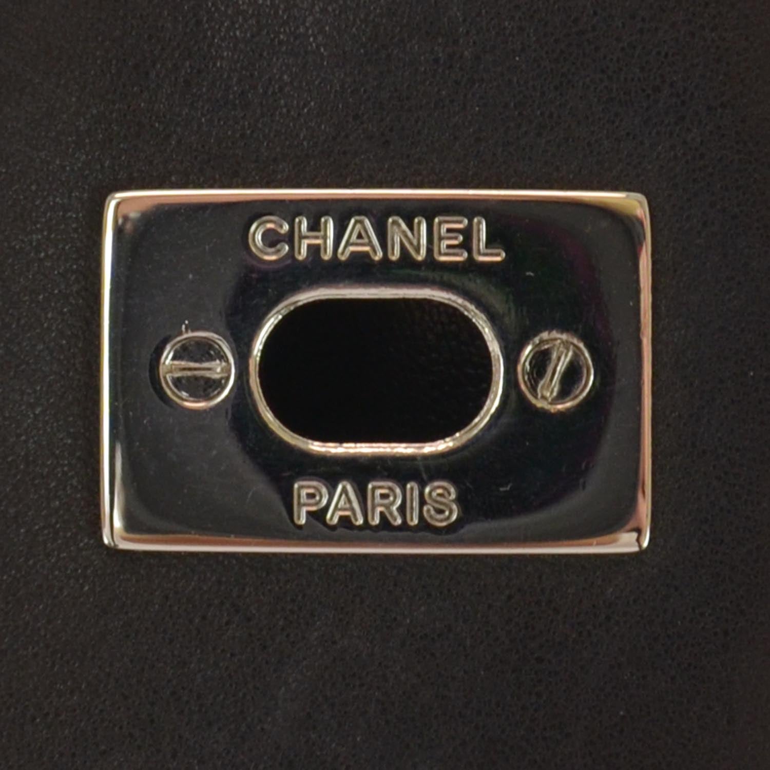 Chanel Lambskin Quilted CC Turnlock Flap Shoulder Bag Black 6 of 9