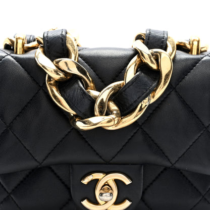 Chanel Lambskin Quilted Mini CC Funky Town Flap Black 8 of 10