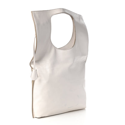 Tom Ford Ramskin Large Alix Padlock Zip Shoulder Bag White 4 of 12