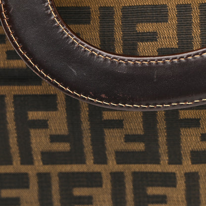 Fendi Zucca Top Handle Tote Tobacco 12 of 13
