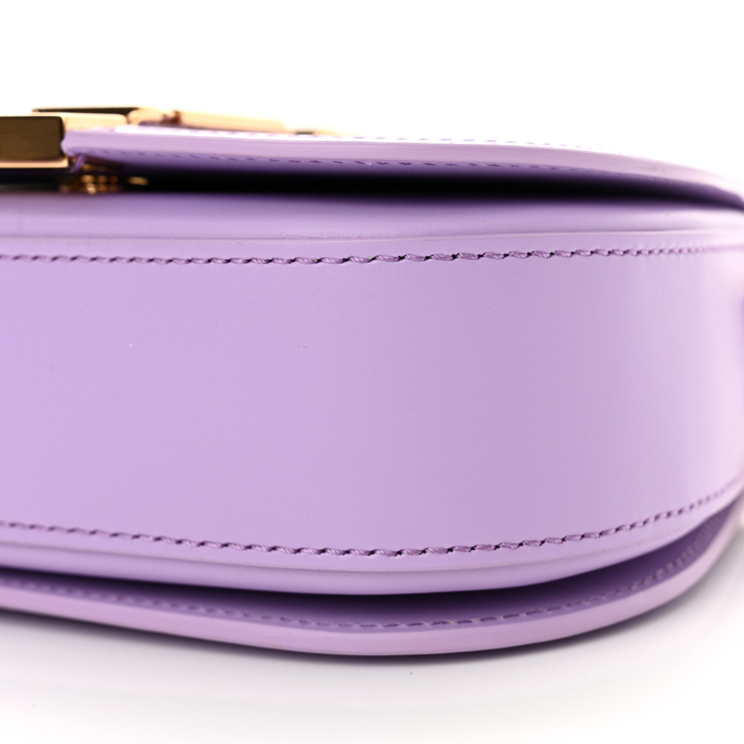 Versace Calfskin Small Greca Goddess Shoulder Bag Lilac 9 of 9