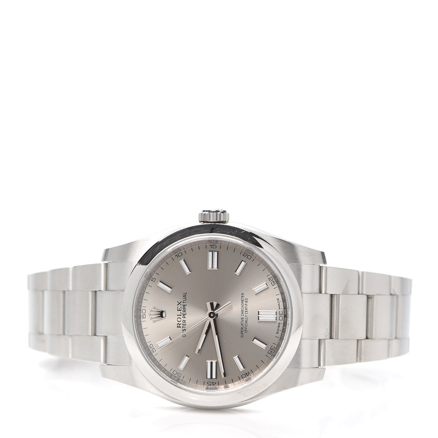 Rolex Stainless Steel 36mm Oyster Perpetual Watch Silver 116000 2 of 6