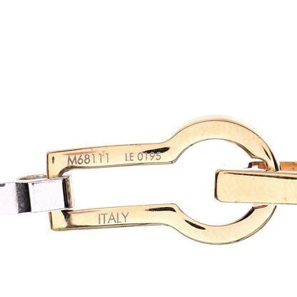 Louis Vuitton Serrure Chain Necklace Gold 5 of 6