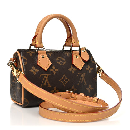 Louis Vuitton Monogram Nano Speedy Bandouliere 3 of 10