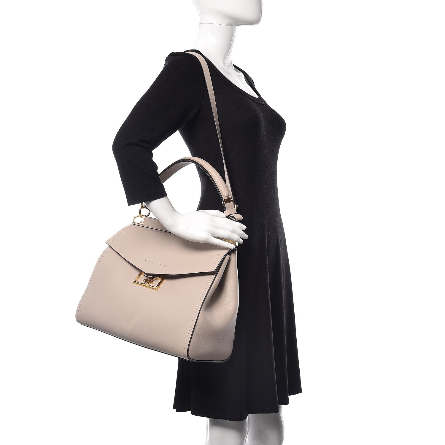 Givenchy Calfskin Medium Mystic Shoulder Bag Natural 2 of 9