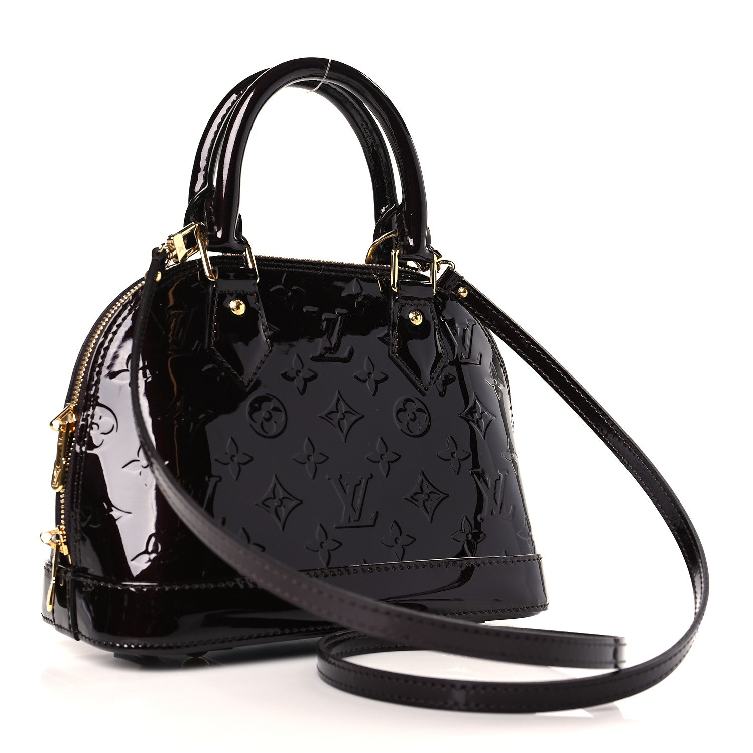Louis Vuitton Vernis Alma BB Amarante 3 of 8