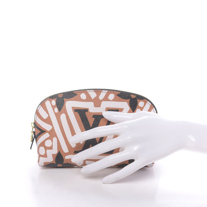 Louis Vuitton Monogram Giant Crafty Cosmetic Pouch Crème Caramel 2 of 7