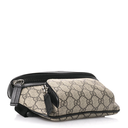 Gucci GG Supreme Monogram Belt Bag Black 4 of 10