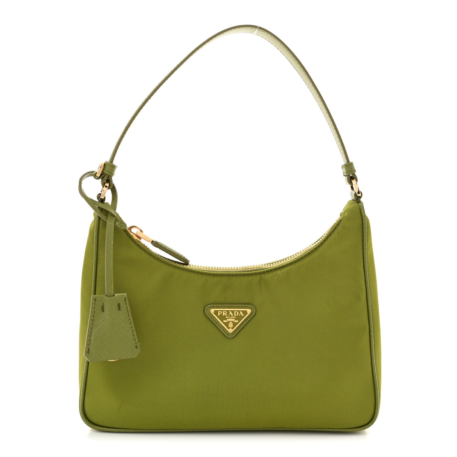 Prada Re-Nylon Saffiano Mini Re-Edition 2005 Bag Ivy Green 1 of 12