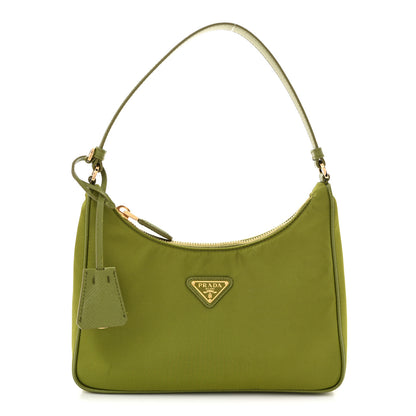 Prada Re-Nylon Saffiano Mini Re-Edition 2005 Bag Ivy Green 1 of 12