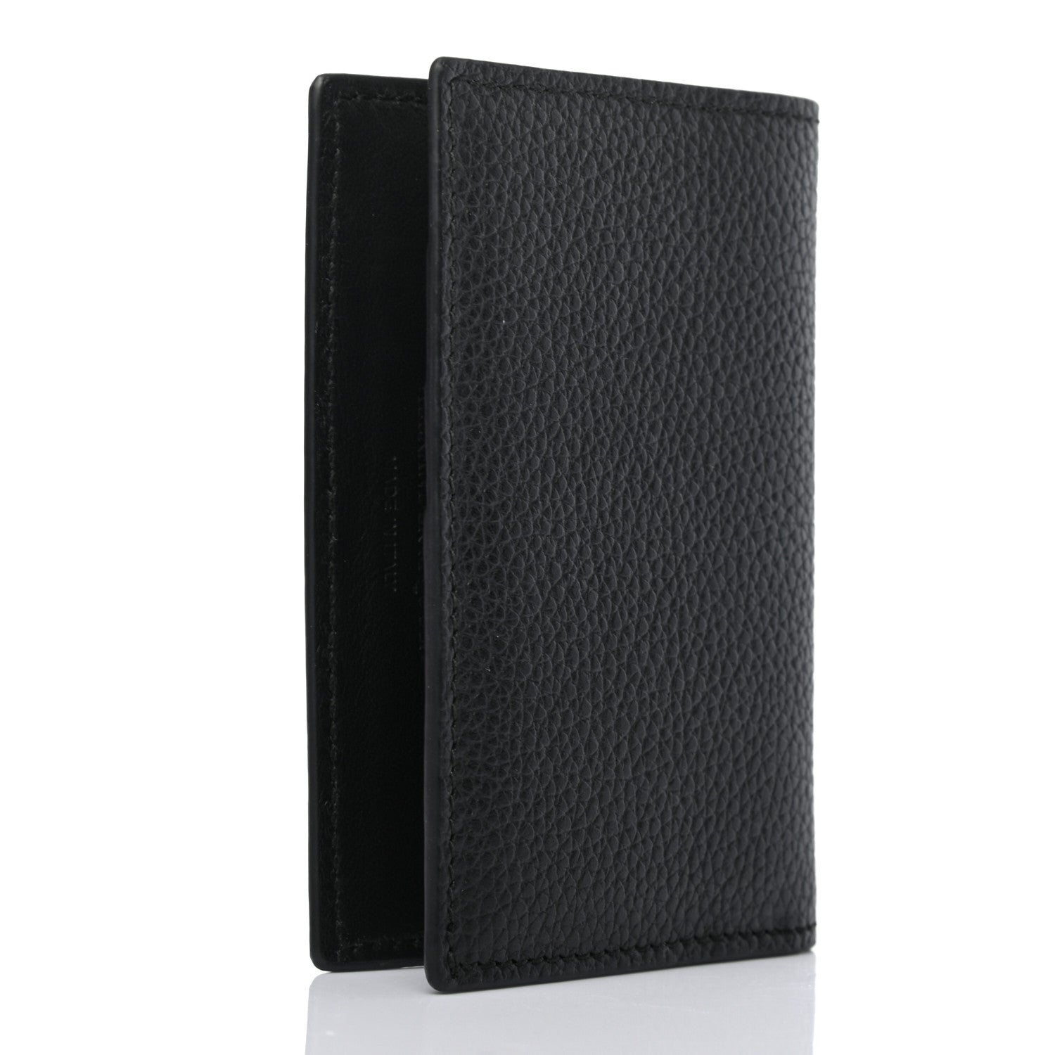 Alexander McQueen Grained Calfskin Skull Card Holder Black 3 of 7