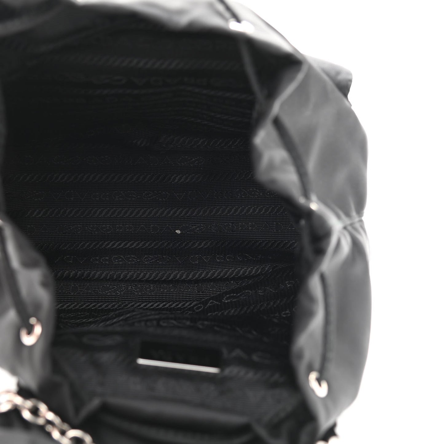 Nylon Vela Mini Crossbody Backpack Black