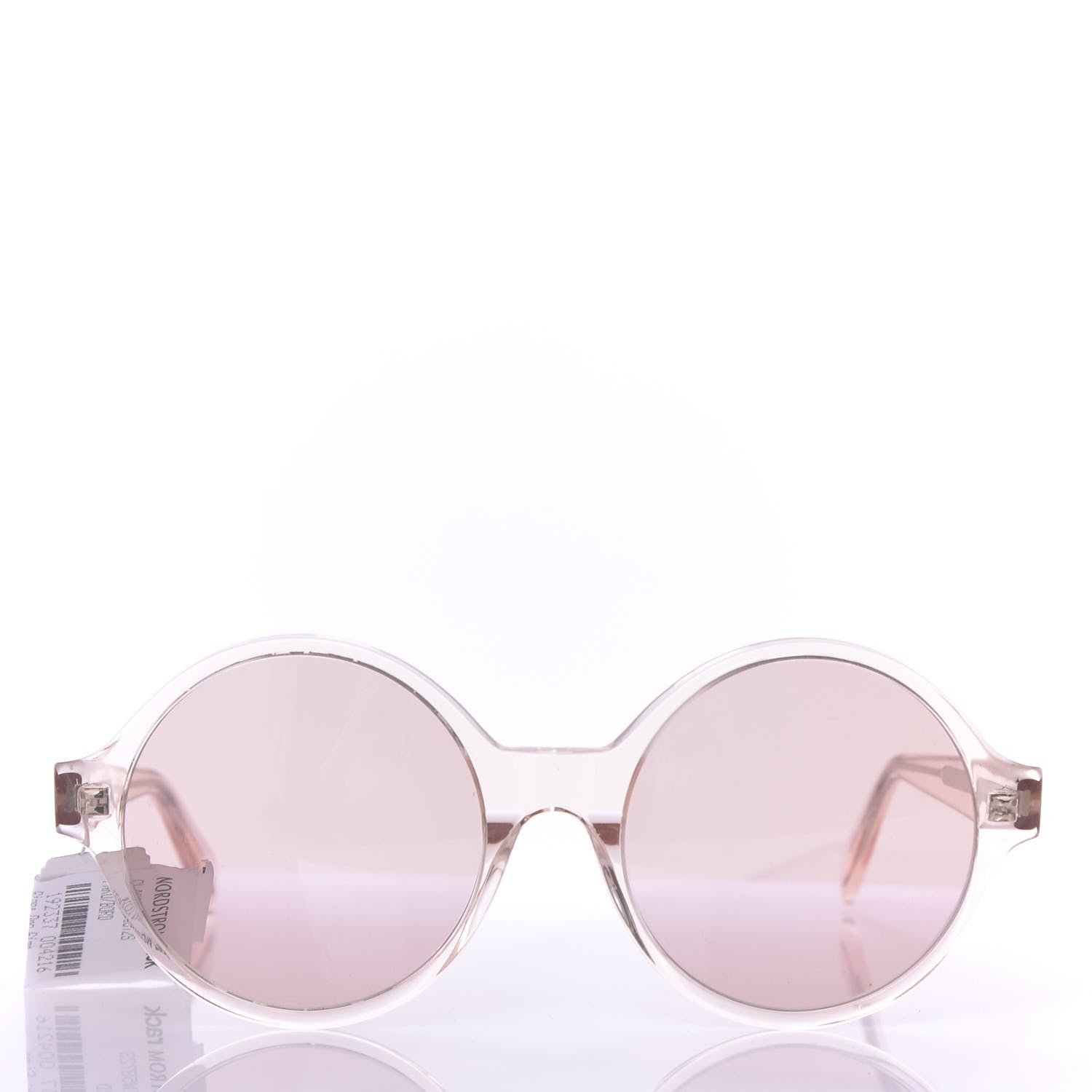 Celine Round Sunglasses CL 40051/I Transparent Light Pink 2 of 6