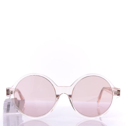 Celine Round Sunglasses CL 40051/I Transparent Light Pink 2 of 6