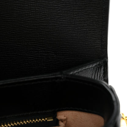 Gucci Azalea Calfskin Horsebit 1955 Shoulder Bag Black 11 of 12