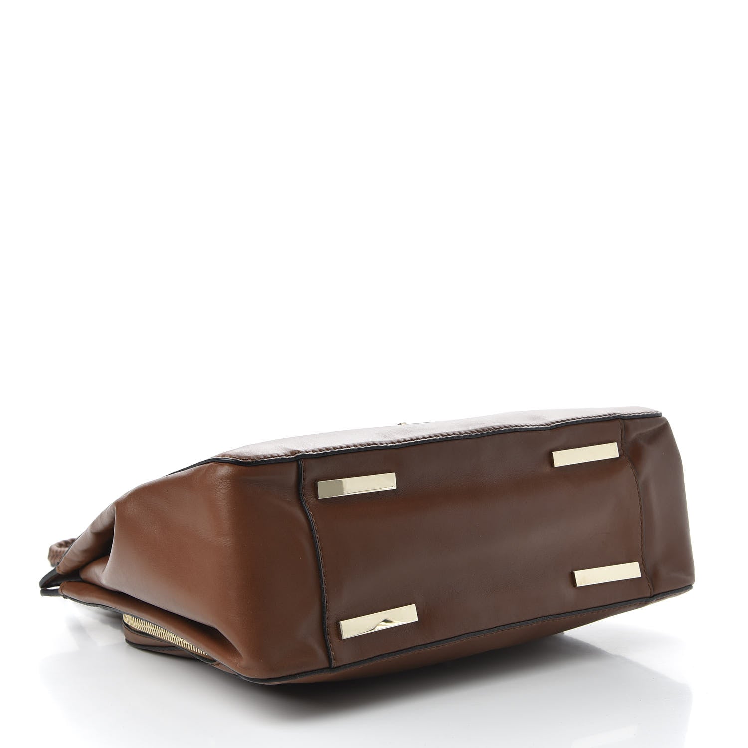 Valentino Garavani Vitello Demetra Satchel Brun 4 of 10