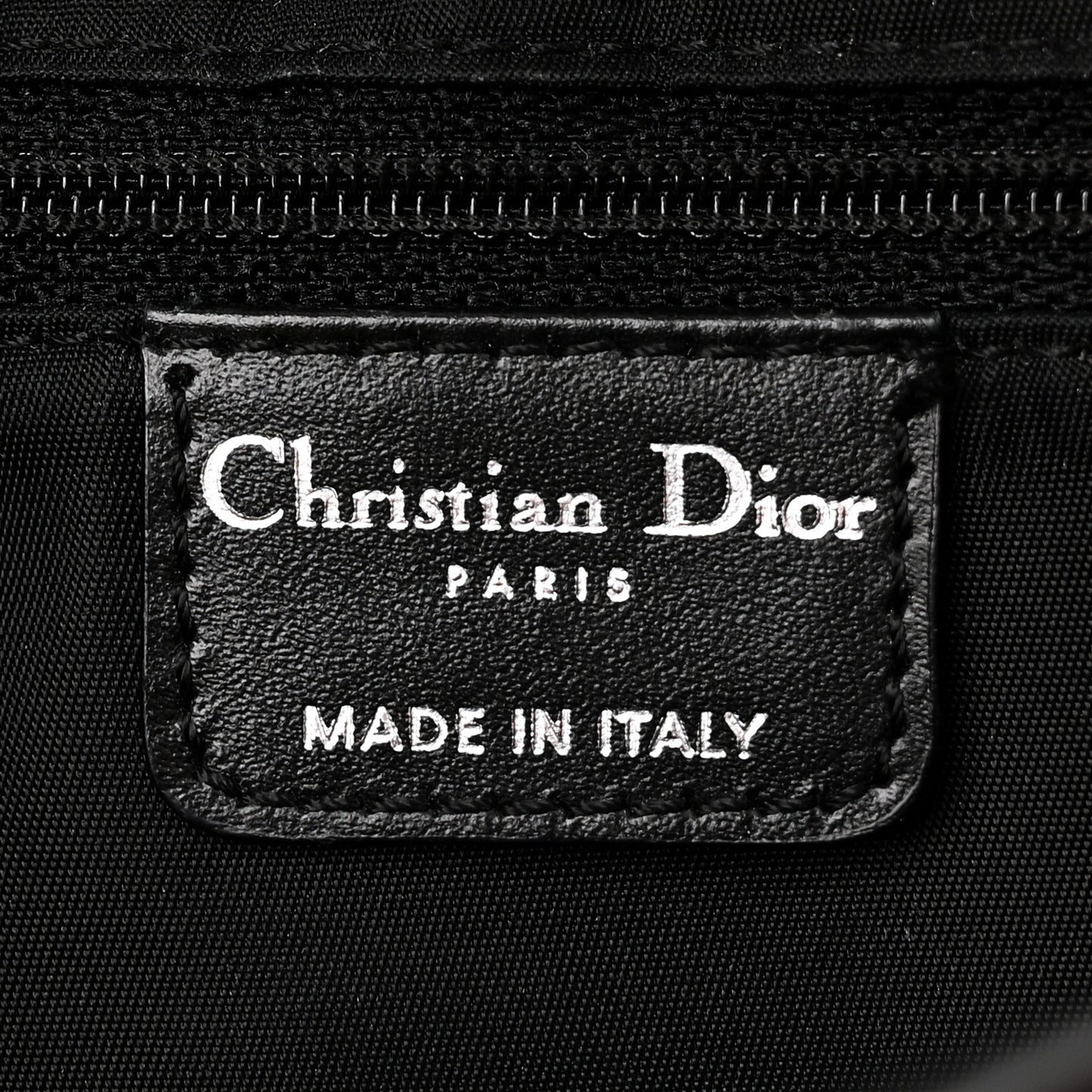 Monogram Saddle Bag Black