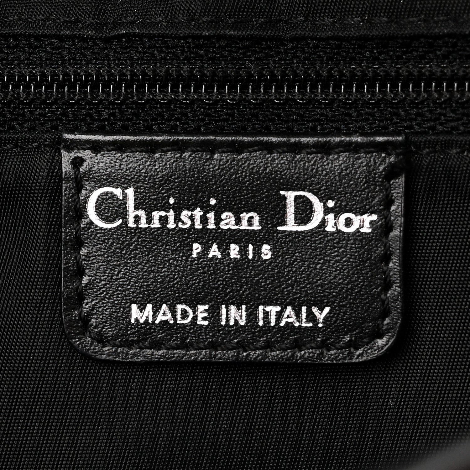 Christian Dior Monogram Saddle Bag Black 6 of 11