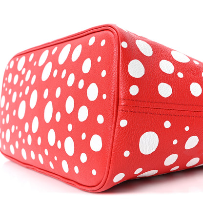 Louis Vuitton LV X YK Empreinte Infinity Dots Neverfull MM Rouge White 10 of 10