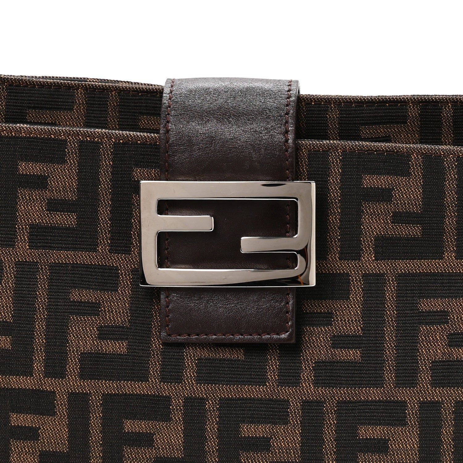 Fendi Zucca Shoulder Bag Tobacco 7 of 9