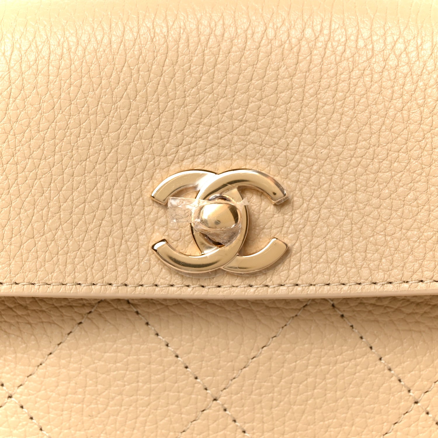 Chanel Grained Calfskin Stitched Urban Essentials Small Shopping Bag Beige 18 of 23