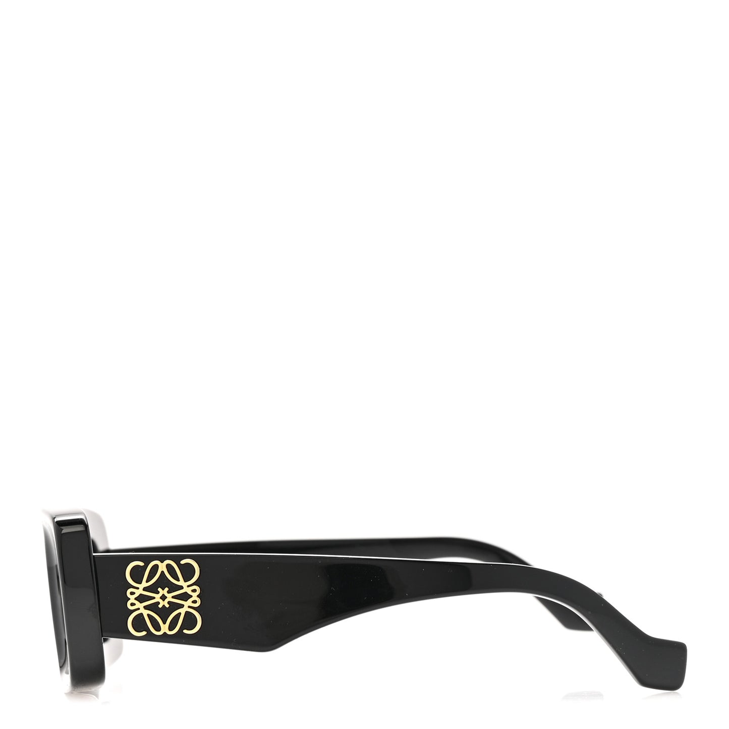 Acetate Rectangular Sunglasses LW40101I Black