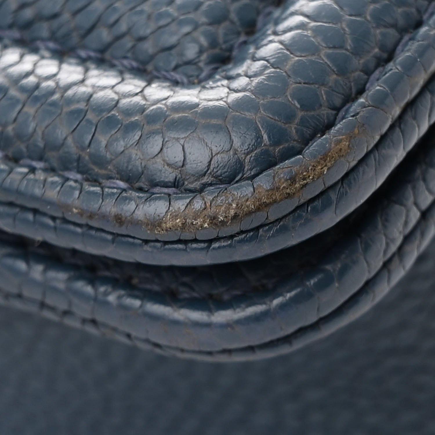 Chanel Caviar Quilted Medium Boy Flap Navy 11 of 11