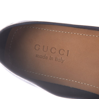 Gucci Nappa Web Mens Kanye Driver Loafers 8.5 Blue 8 of 11