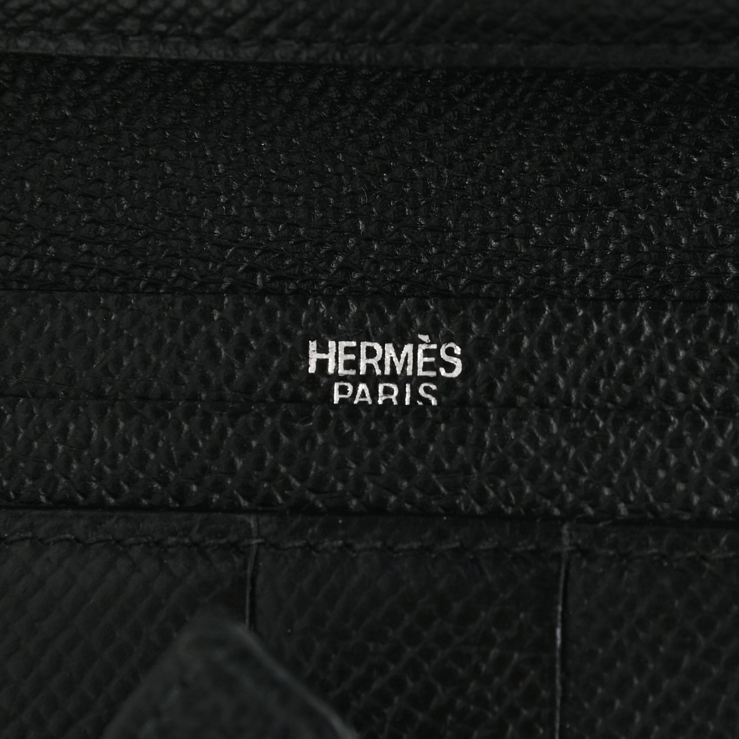 Hermes Epsom Bearn Gusset Wallet Black 12 of 16