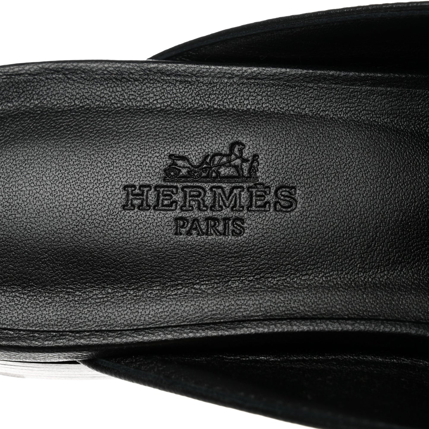 Goatskin Groupie Mules 38.5 Black