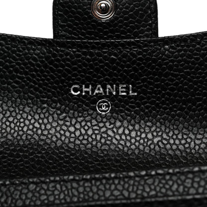 Chanel Caviar Quilted Flap Card Holder Black 6 of 9