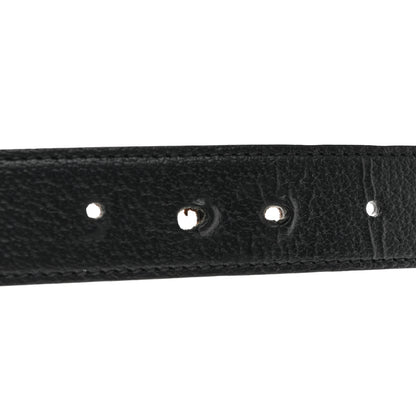 Gucci Textured Dollar Calfskin Ciny Calf Lux Squared Interlocking G 30mm Reversible Belt 105 42 Brown Black 7 of 7