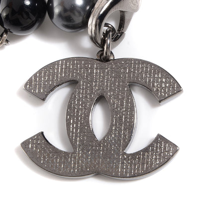 Chanel Beaded CC Bracelet Black 4 of 5