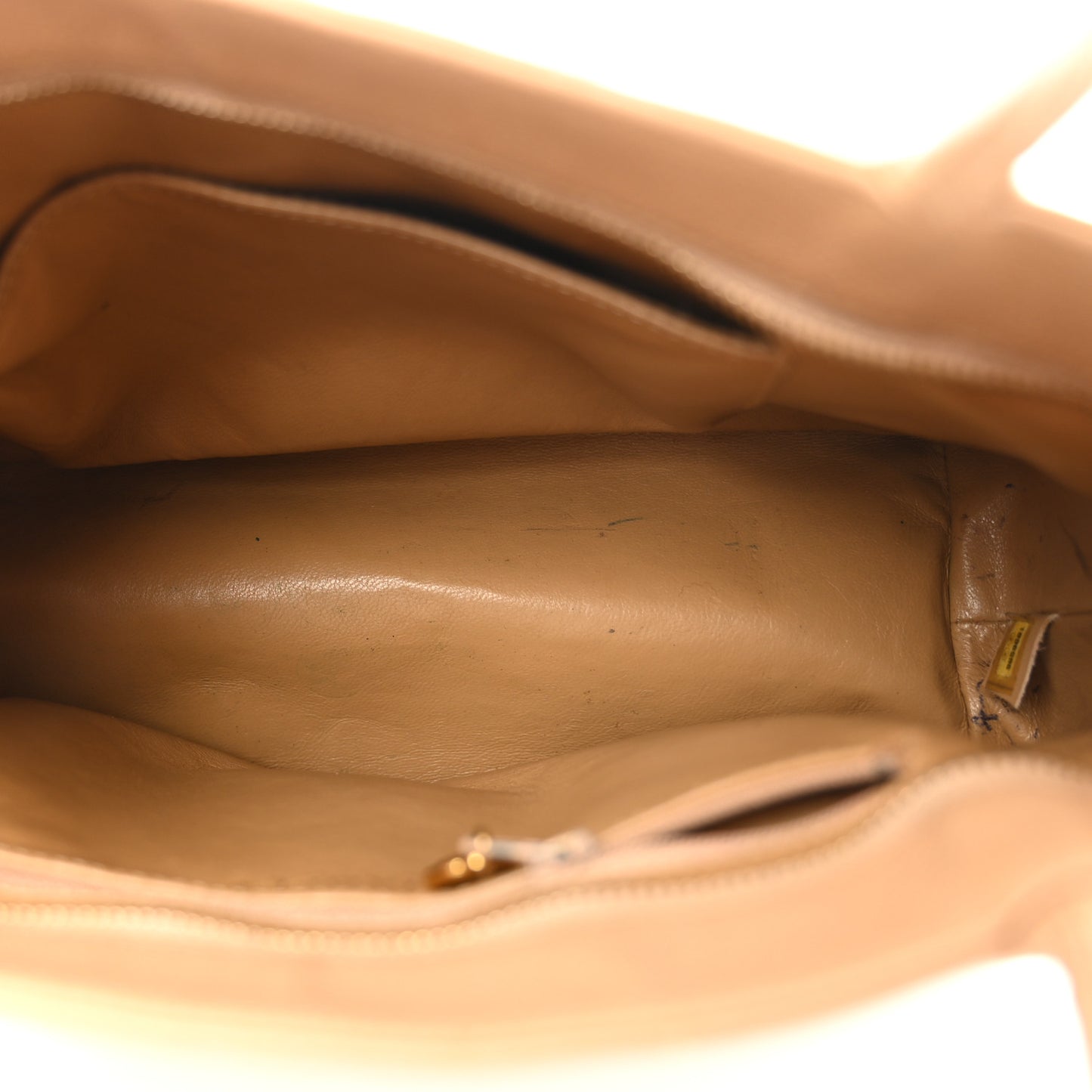 Caviar Quilted Medallion Tote Beige