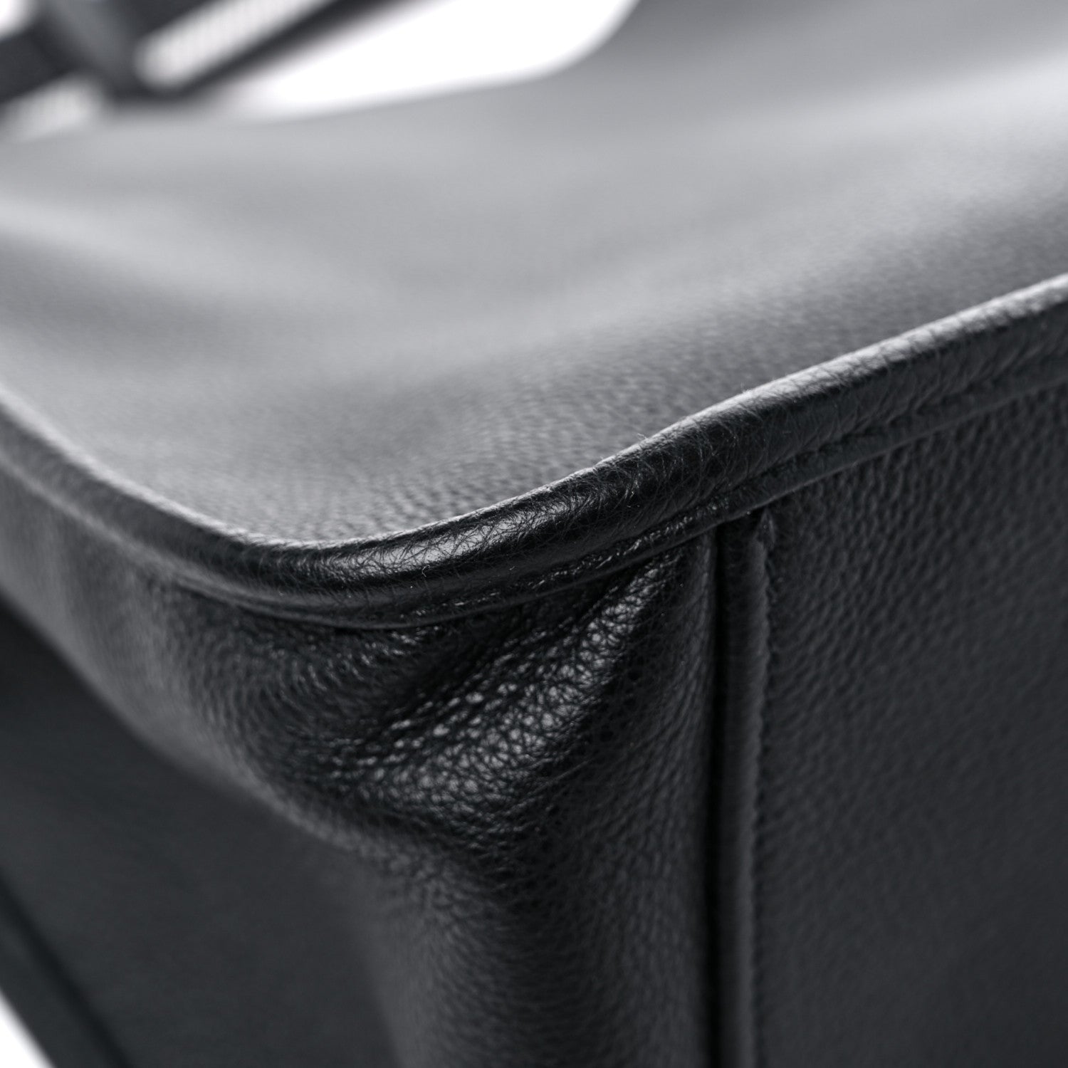Prada Vitello Daino Soft Hobo Messenger Bag Black 9 of 10