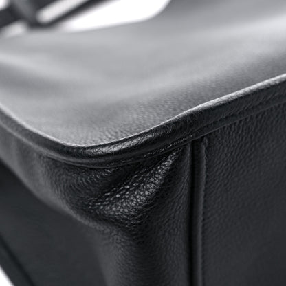 Prada Vitello Daino Soft Hobo Messenger Bag Black 9 of 10