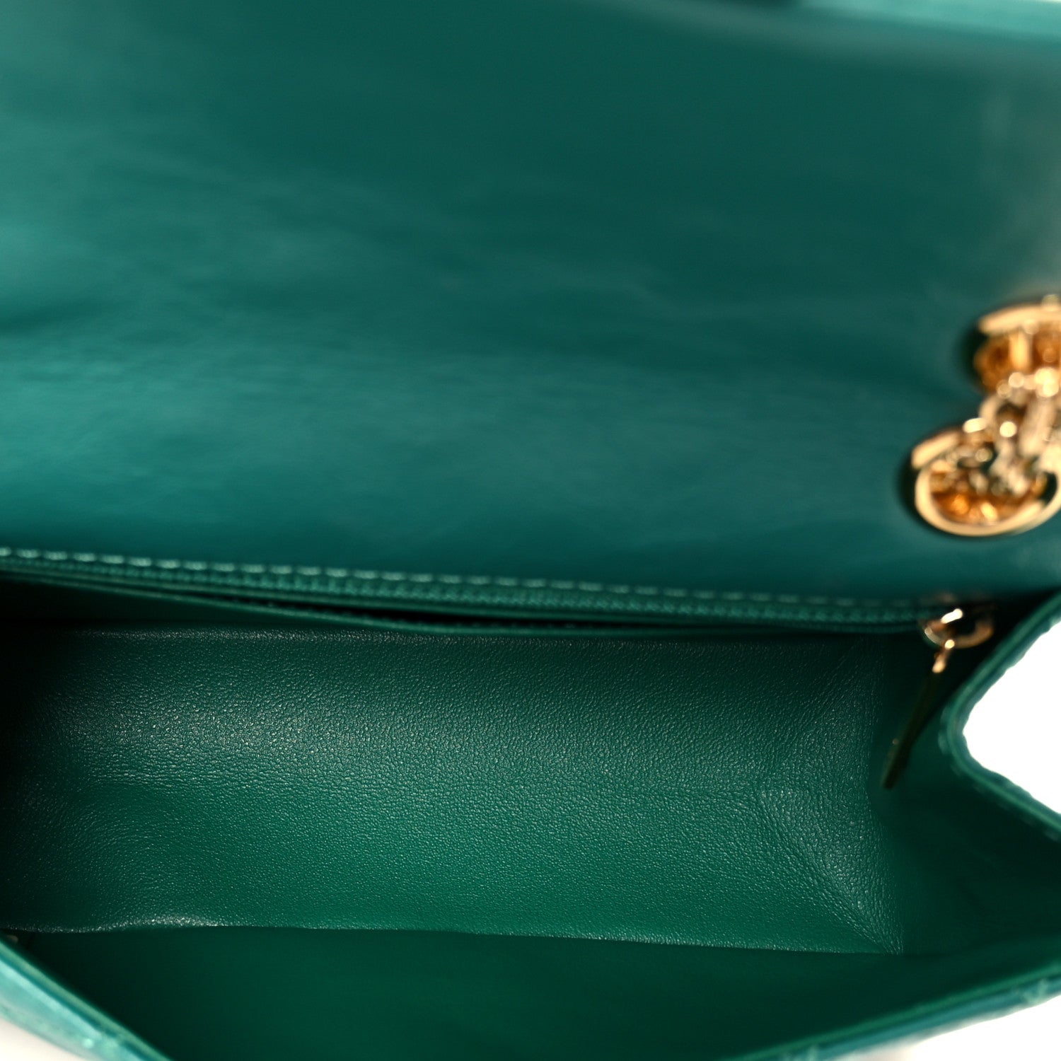 Chanel Aged Calfskin Quilted 2.55 Reissue Mini Flap Green 5 of 10