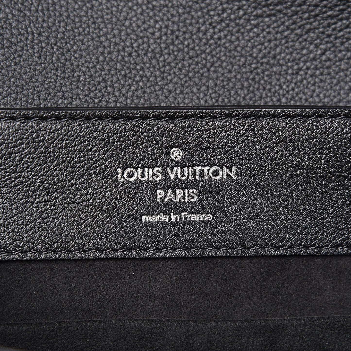 Calfskin Lockme Backpack Black