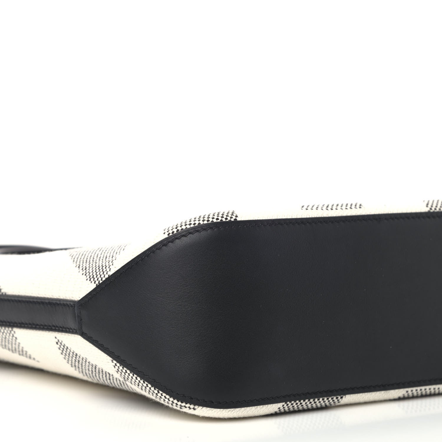 Hermes Swift H Canvas Cabas H En Biais 27 Black Ecru 5 of 8