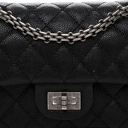 Chanel Caviar 2.55 Reissue 224 Flap Black 8 of 10