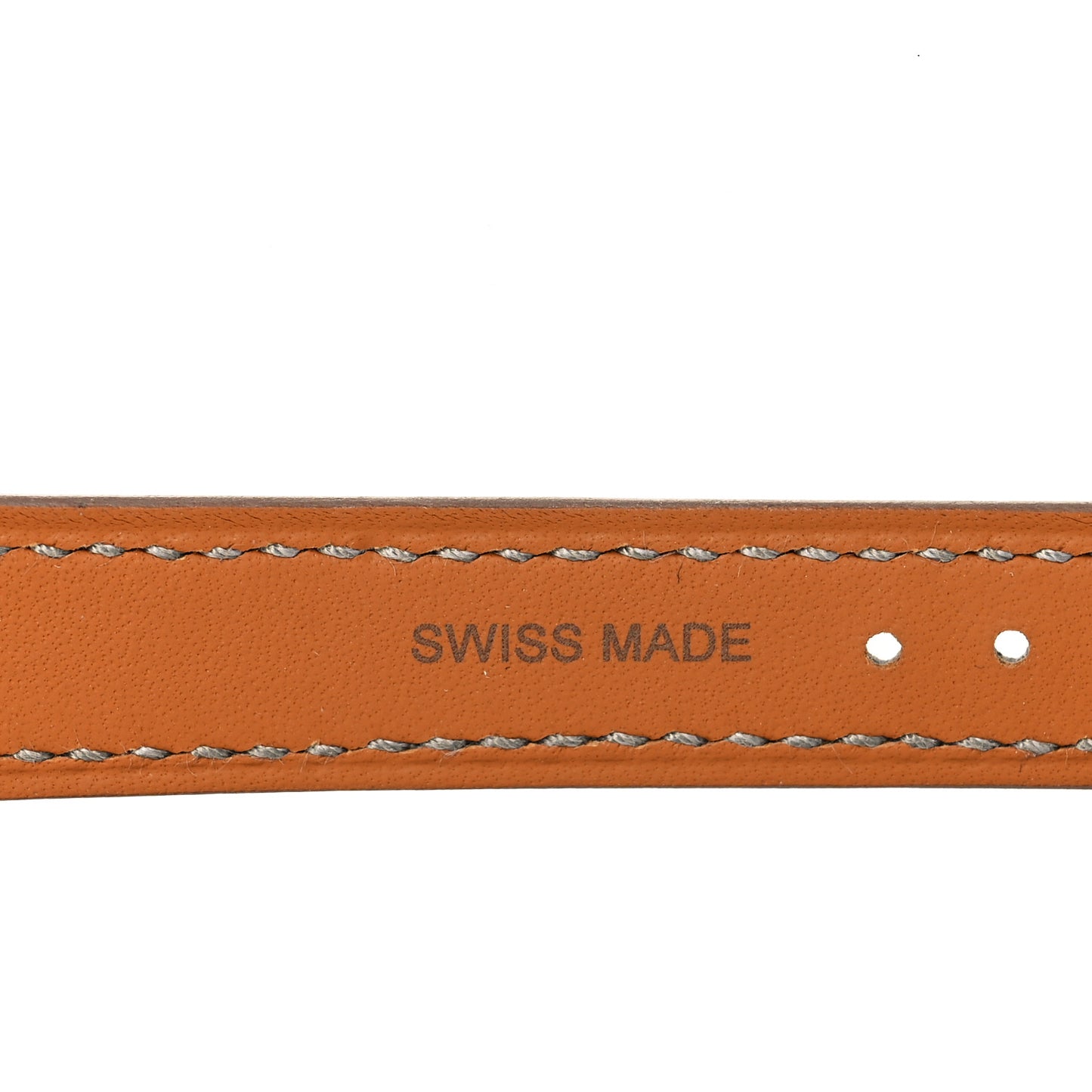 Shiny Alligator 23mm Cape Cod Watch Strap Pearl Grey
