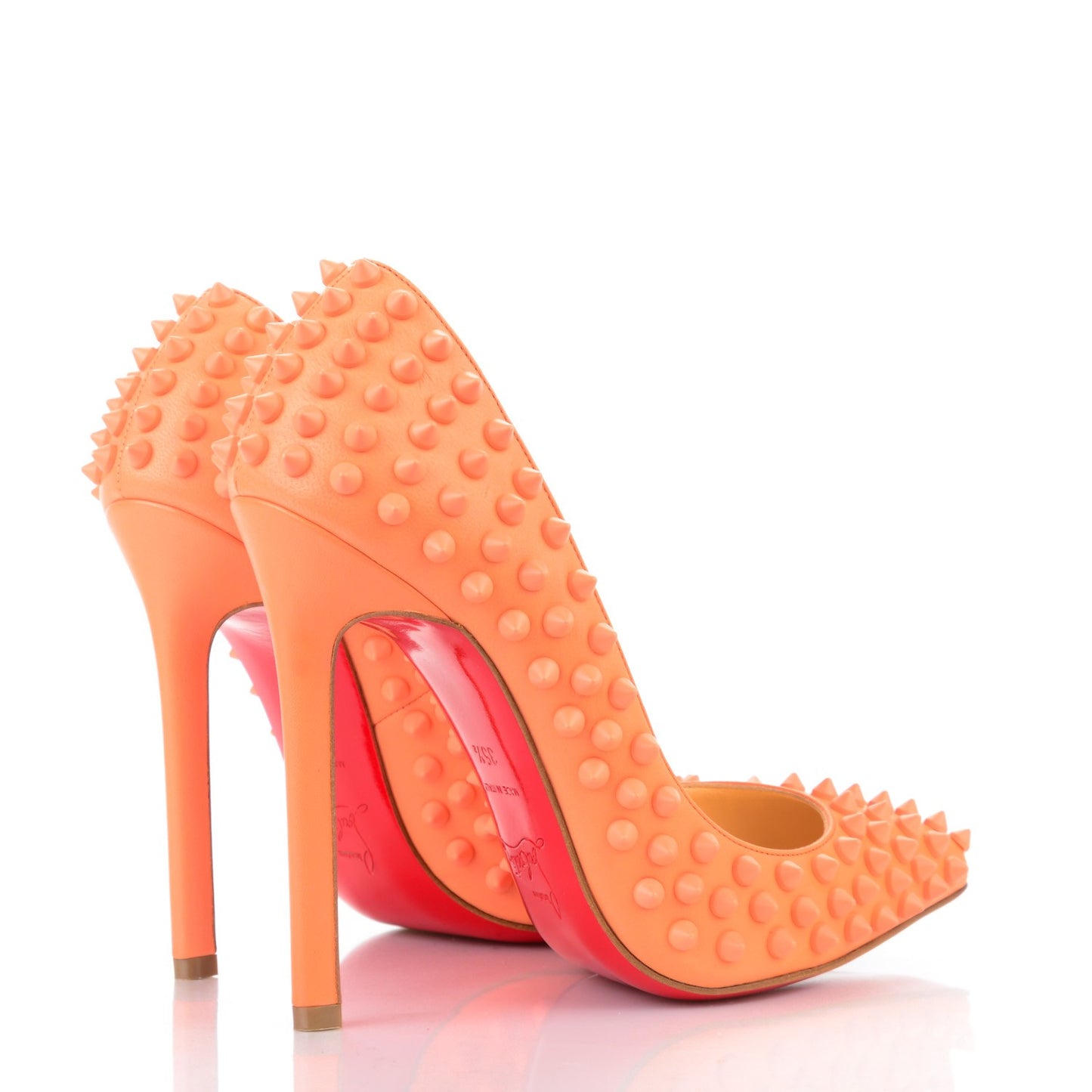 Nappa Pigalle Spikes 120 Pumps 35.5 Mango