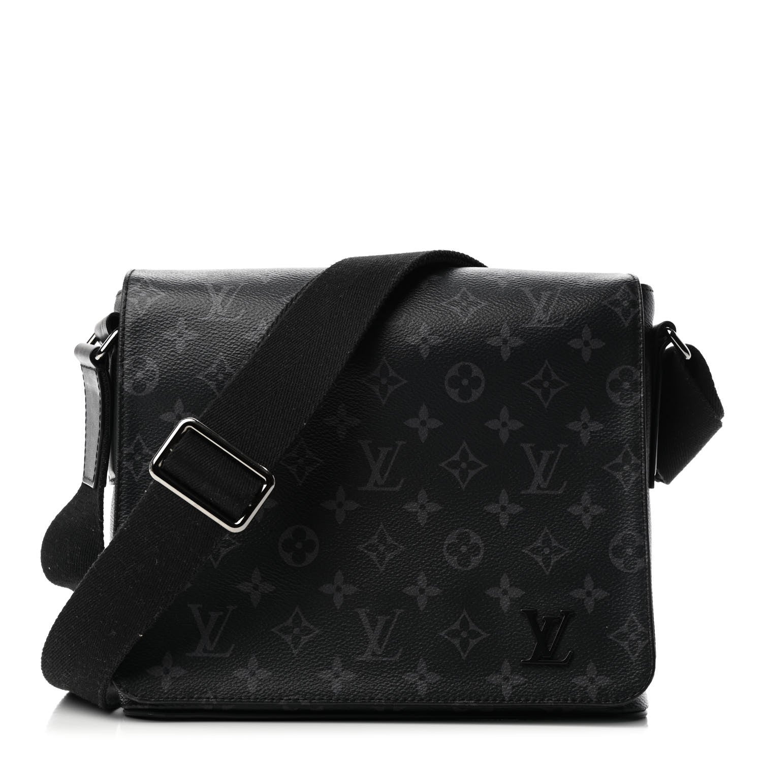 Louis Vuitton Monogram Eclipse District PM Black 1 of 4