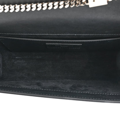 Saint Laurent Smooth Calfskin Medium Classic Monogram Kate Tassel Satchel Black 5 of 9