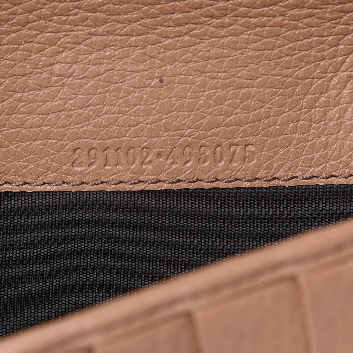 Gucci Calfskin Soho Zip Around Wallet Camelia 7 of 14