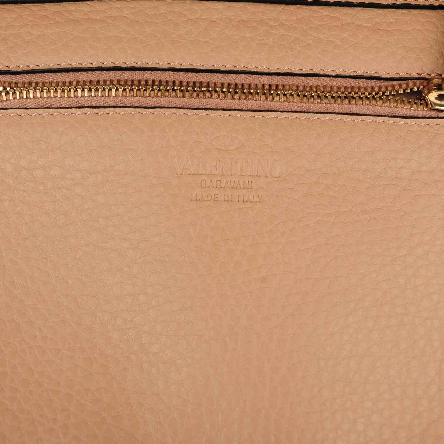 Pebbled Calfskin Small Rockstud Flip-Lock Messenger Bag Skin Sorbet