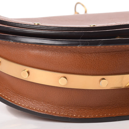 Chloe Calfskin Small Nile Bracelet Minaudiere Bag Caramel 10 of 11